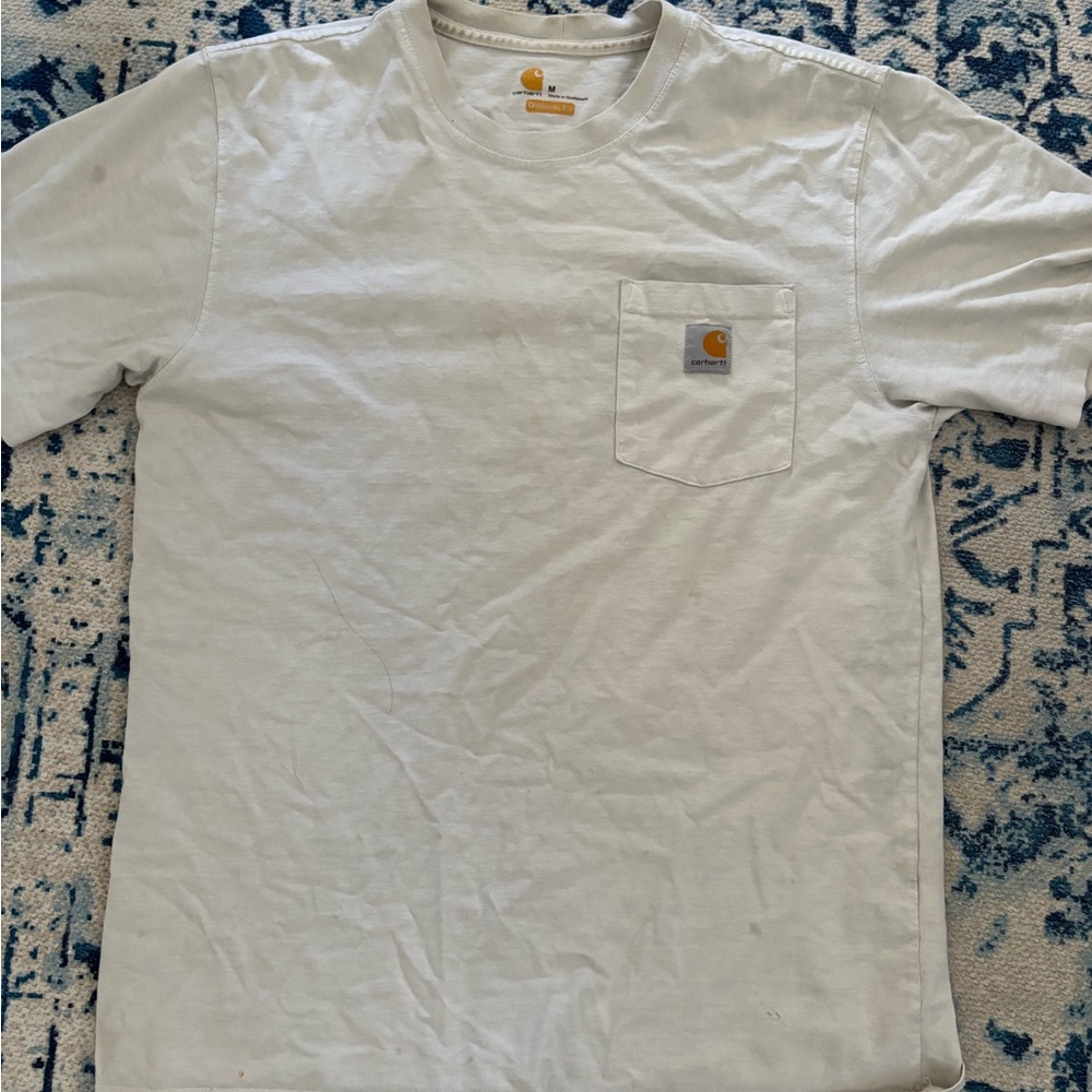 Carhartt Men's Classic White Tee with Pocket